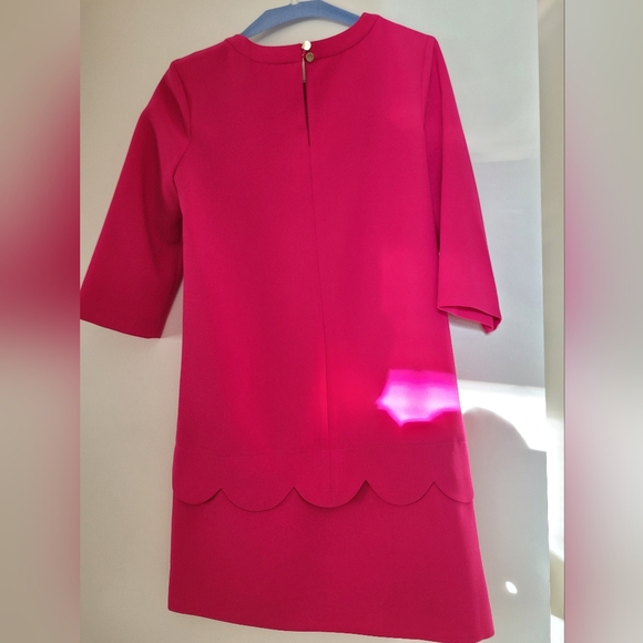 Kate Spade Pink Scalloped Dress Size 0 - Picture 5 of 8
